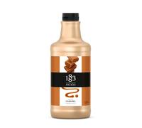 1883 Maison Routin Caramel Sauce 1.89L - Barista-Grade Beverage Base, Made in the French Alps, Perfect for Mochas, Lattes & Hot Chocolate, Vegetarian, Pump-Compatible Bottle