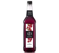 1883 Maison Routin - Cranberry Syrup - Made in France - PET Bottle | 1 Liter (33.8 oz)