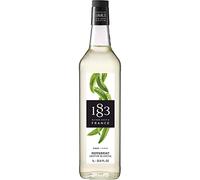 1883 Maison Routin Premium Peppermint Syrup for Cocktails, Mocktails, Coffee, Tea, Hot Chocolate, Desserts Glass 1L