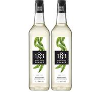 1883 Maison Routin Peppermint Syrup for Cocktails, Mocktails, Coffee, Tea & Hot Chocolate - Barista Syrup, Premium Mixer - Vegan-Friendly, Allergen-Free, No Artificial Colours - 1L Glass Bottle