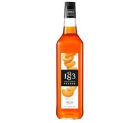 1883 Maison Routin Premium Apricot Syrup - Fruity Flavoured Syrup for Cocktails, Iced Drinks, Desserts & Coffee, Vegan-Friendly, 1L Glass Bottle