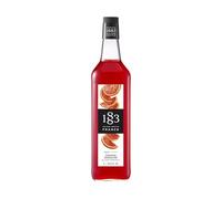 1883 Maison Routin Premium Blood Orange Syrup - Citrus Flavoured Syrup for Cocktails, Sodas, Spritzes & Desserts, Vegan-Friendly, 1L Glass Bottle