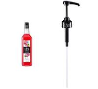 1883 Maison Routin Premium Bubblegum Syrup with Reuseable Syrup Pump for Cocktails & Mocktails Glass 1L