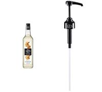 1883 Maison Routin Premium Butterscotch Syrup with Reuseable Syrup Pump for Cocktails & Mocktails Glass 1L