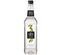 1883 Maison Routin Premium Cane Sugar Syrup, 1 Litre PET Bottle | Flavoured Syrup, For Coffee, Tea, Cocktails, Iced Drinks & Desserts, Made with Pure Cane Sugar, No Artificial Colours, Vegan