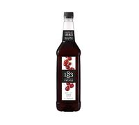 1883 Maison Routin Premium Cherry Syrup for Cocktails, Mocktails, Iced Tea, Smoothies PET 1L