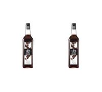 1883 Maison Routin Premium Chocolate Syrup for Cocktails & Mocktails Glass 1L (Pack of 2)