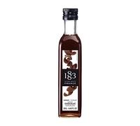 1883 Maison Routin Premium Chocolate Syrup for Coffee, Lattes, Hot Chocolate, Desserts Glass 250ml