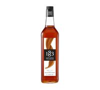 1883 Maison Routin Premium Dulce de Leche Syrup - Caramelised Milk Flavour for Coffee, Hot Chocolate, Cocktails & Desserts - Vegan-Friendly, No Preservatives - 1L Glass Bottle