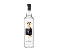 1883 Maison Routin Premium Eggnog Syrup Made with Pure Cane Sugar for Coffee, Hot Chocolate & Desserts - Seasonal Flavour, No Preservatives - 1L Glass Bottle