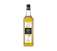 1883 Maison Routin Premium Elderflower Syrup, 1 Litre Glass Bottle | Flavoured Syrup, For Coffee, Tea, Cocktails, Iced Drinks & Desserts, Made with Pure Cane Sugar, No Artificial Colours, Vegan