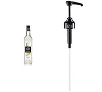 1883 Maison Routin Premium Gomme & Cane Sugar Syrup with Reuseable Syrup Pump for Cocktails, Mocktails, Coffee & Iced Tea Glass 700ml
