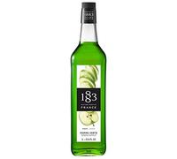 1883 Maison Routin Premium Green Apple Syrup for Cocktails, Mocktails, Iced Tea, Desserts, Bubble Tea Glass1L