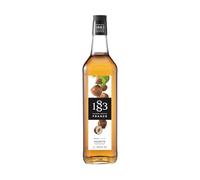1883 Maison Routin Premium Hazelnut Syrup - Flavoured Coffee Syrup for Lattes, Mochas & Desserts, Vegan-Friendly, No Artificial Colours, 1L Glass Bottle