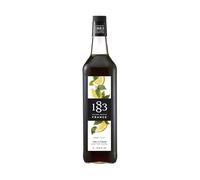 1883 Maison Routin Premium Lemon Iced Tea Syrup Made with Pure Cane Sugar for Iced Tea, Cocktails & Lemonades - Diet Friendly & Natural, No Preservatives - 1L Glass Bottle