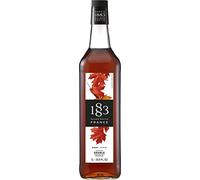 1883 Maison Routin Premium Maple Flavoured Syrup for Iced Tea, Coffee, Cocktails, Mocktails, Milkshakes, Desserts Glass 1L
