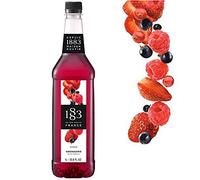 1883 Maison Routin Premium Mixed Berries Grenadine Syrup for Home Cocktail Making, Mocktails & Desserts PET 1L