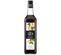 1883 Maison Routin Premium Peach Iced Tea Syrup, 1 Litre Glass Bottle