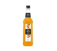 1883 Maison Routin Premium Peach Syrup - Fruity Infusion Perfect For Iced Tea, Cocktails, Mocktails & Sorbet, Natural Fruit Flavour, Allergen-Free, Vegan-Friendly, 1L PET Bottle