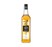 1883 Maison Routin Premium Pineapple Syrup Made with Pure Cane Sugar for Cocktails, Mocktails & Smoothies - Tropical Flavour, No Preservatives - 1L Glass Bottle