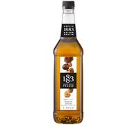 1883 Maison Routin Premium Roasted Hazelnut Syrup Made with Pure Cane Sugar for Coffee, Hot Chocolate & Baking, Vegan-Friendly, Allergen-Free, Preservative Free, No Artificial Colours - 1L PET Bottle
