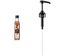 1883 Maison Routin Premium Roasted Hazelnut Syrup with Reuseable Syrup Pump for Coffee & Hot Chocolate Glass 250m