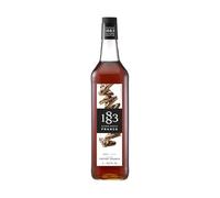 1883 Maison Routin Premium Toffee Crunch Syrup - Flavoured Coffee & Dessert Syrup, Vegan-Friendly, No Artificial Colours, 1L Glass Bottle