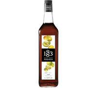 1883 Maison Routin Premium Ume Syrup Made with Pure Cane Sugar for Cocktails, Tea & Mocktails - Japanese Plum Flavour, No Preservatives - 1L Glass Bottle