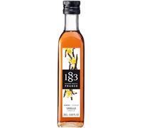 1883 Maison Routin Premium Vanilla Syrup for Coffee, Hot Chocolate & Cocktails Glass 250ml