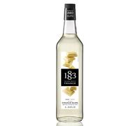 1883 Maison Routin Premium White Chocolate Syrup for Coffee, Hot Chocolate, Cocktails & Baking Glass 1L