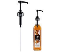 1883 Maison Routin Reusable Syrup Pump - 8ml Dispense, Fits 1L Glass Bottles Only, No-Drip Pump for Coffee Syrups, White Chocolate, Caramel, Vanilla, Ideal for Iced Coffee, Tea, & Sugar-Free Flavours