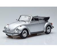 1:18 NOREV Volkswagen Beetle 1303 Cabriolet 1973 Silver NV188530 Model