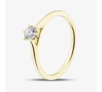 1888 Collection 9ct Yellow Gold 0.25ct Brilliant Cut Diamond Solitaire Ring RPP11-9Y-0.25-H-SI2