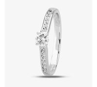 1888 Collection Platinum 0.25ct Diamond-Set Solitaire Ring RI-138(.25CT PLUS)- H/SI2/0.25ct
