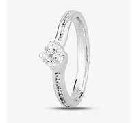 1888 Collection Platinum 0.40ct Channel-Set Diamond Solitaire Ring RI-1191(.40CT PLUS)- H/SI1/0.40ct