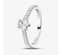 1888 Collection Platinum 0.50ct Pear-Shaped Diamond Solitaire Ring RI-2252(7X5)(.50CT PLUS)- G/SI1/0.78ct