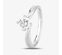 1888 Collection Platinum 0.70ct Diamond Twisted Solitaire Ring RI-1027(.70CT PLUS)- G/VS2/0.71ct