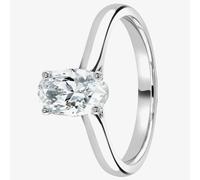 1888 Collection Platinum Oval Cut 2.00ct Diamond Solitaire Ring RI-2212