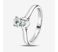 1888 Collection Platinum Oval Cut 2.00ct Diamond Solitaire Ring RI-2212