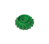 18946 Technic Gear 16 Tooth with Clutch on Both Sides, Green, 50 PCS | Compatible with LEGO Building Blocks. MOC components for major building brands. consistent color matching. GDS-1106.