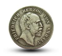 1896 Antique German Coin, German Empire Silver Coins, WWII Era Ancient Coin Collection, Germany Deutschmark Old Coins for Collectors, Historical Gift for Collector