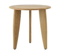 1898 Lyckeby coffee table Ø45x44 cm Natural lacquered oak