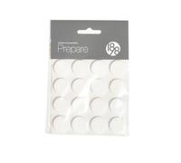 1898 Prepare furniture floor protectors White, self-adhesive felt, ø20 mm, 16 pcs