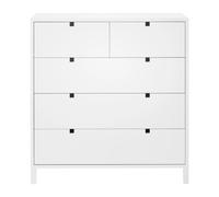 1898 Square dresser 2+3 drawers White