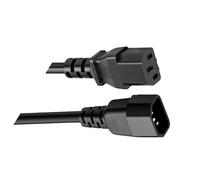 18AWG C13 C14 Power Extension Cord With Flame Retardant PVC Coating Computer Extension Cable For Industrial Use Industrial IEC Cord PVC