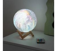 18Cm Led Neptune Planet Lamp Remote Control Rechargeable Bedside Mood Light