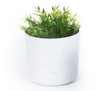 LIVIVO Indoor Plant Pots - Set of 2, 18cm in White LIVIVO White