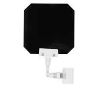 18cm Square Welding Shading Cover, Handheld Clip On Welding Panel, Anti Strong Light Eye Protective Shield with Flexible Arm for Arc and Argon Welding (White)