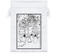 18cm 'The Coven' Satin Drawstring Bag/Pouch (SB00115334)