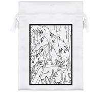 18cm 'The Crystal Cave' Satin Drawstring Bag/Pouch (SB00115318)